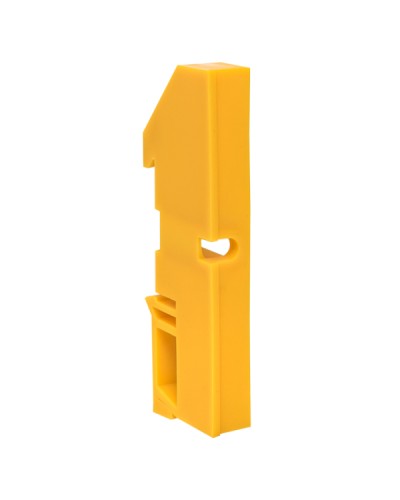 Изолятор на DIN-рейку желтый EKF (ak-1-4-y) во Владивостоке Аксессуары для стоек и шкафов Pintop.ru