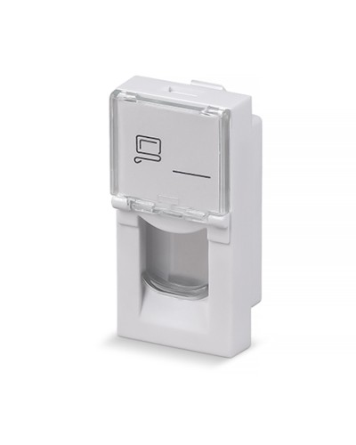 Вставка 45x22,5 (Mosaic) для 1 модуля формата Keystone Jack Cabeus (FP-L-22,5-1M) во Владивостоке Модули Keystone Pintop.ru