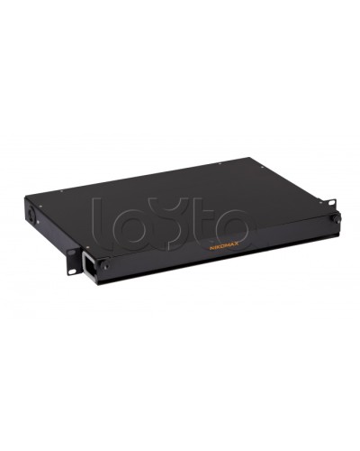 Органайзер оптический 19, 1U NIKOMAX NMC-OKFP-SL-1U-BK во Владивостоке Кабельные органайзеры Pintop.ru