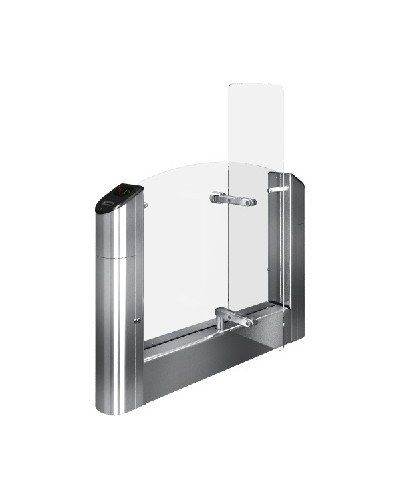 Модуль турникета крайний с высокими створками и картоприемником Oxgard Praktika T-04-SMTК-R-660(Mifare) во Владивостоке Турникеты Pintop.ru