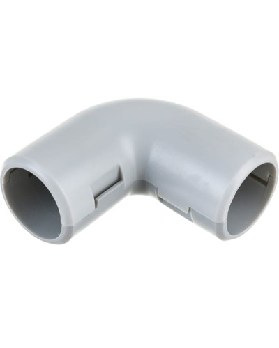 CI32G Угол 90 гр.(2част.), без галогена, для труб D32мм, белый (1уп = 10шт) Экопласт (41232-10HF-W) во Владивостоке Повороты, муфты, тройники Pintop.ru