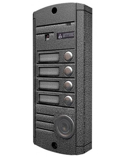 Видеопанель вызывная накладная цветная на 4 абонента Activision AVP-454 (PAL, антик) во Владивостоке Вызывные видеопанели малоабонентные Pintop.ru