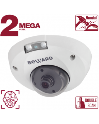 IP-камера видеонаблюдения антивандальная уличная купольная Beward B2530DMR во Владивостоке IP-камеры Pintop.ru
