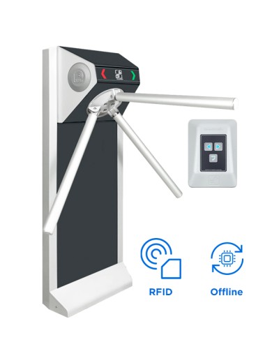 CARDDEX Комплект компактной автономной проходной STL-01AEC во Владивостоке Турникеты Pintop.ru