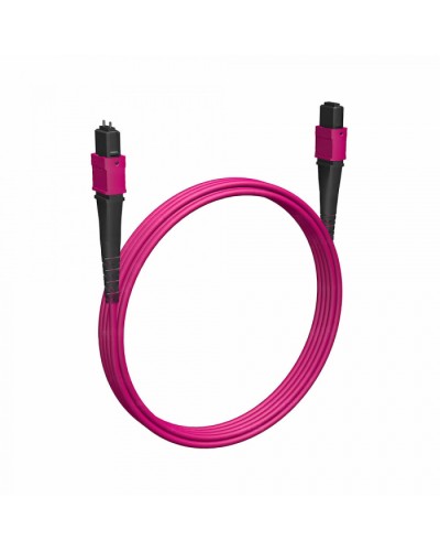 Кабельная сборка MPO(F) -MPO(M)-8 волокон 50/125 OM4, 1 m Cabeus (FOP-50-OM4-8-MPO(F)-8-MPO(M)-B-1m) во Владивостоке Кабельные сборки (оптические) Pintop.ru