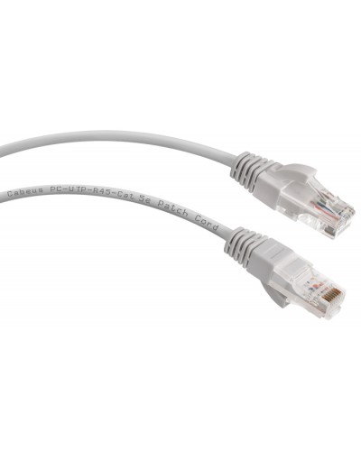 Шнур коммутационный 2xRJ-45/8P8C U/UTP кат.5е (2 м) Cabeus PC-UTP-RJ45-Cat.5e-2m во Владивостоке Патчкорды (медные) Pintop.ru