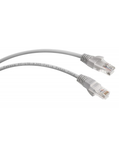Шнур коммутационный 2xRJ-45/8P8C U/UTP кат.6 (0,5 м) Cabeus PC-UTP-RJ45-Cat.6-0.5m во Владивостоке Патчкорды (медные) Pintop.ru
