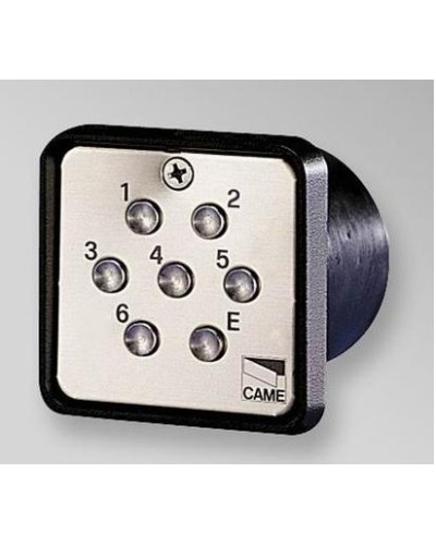 Клавиатура кодонаборная 7-кнопочная, встраиваемая Came 001S6000 во Владивостоке Запчасти для шлагбаумов и автоматики Pintop.ru