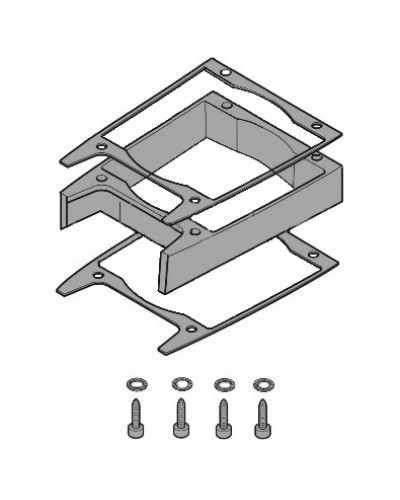 Удлинитель кожуха электродвигателя C-BXK, C-BXEK Came 119RICX043 во Владивостоке Запчасти для шлагбаумов и автоматики Pintop.ru