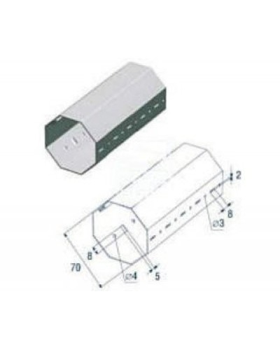 Выходной фланец G12000 Came 119RIG112 во Владивостоке Запчасти для шлагбаумов и автоматики Pintop.ru