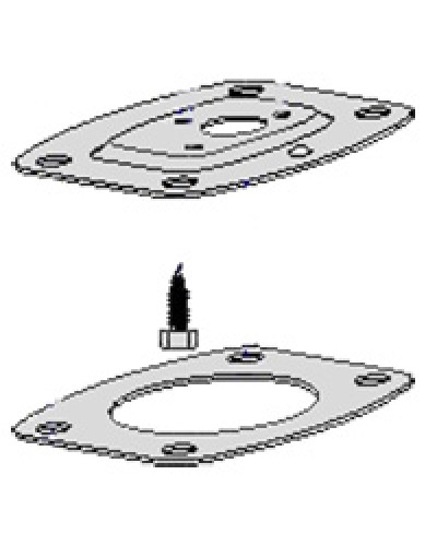 Монтажное основание стойки с анкерами DIR-L DIR-LNCame 119RIR146 во Владивостоке Запчасти для шлагбаумов и автоматики Pintop.ru