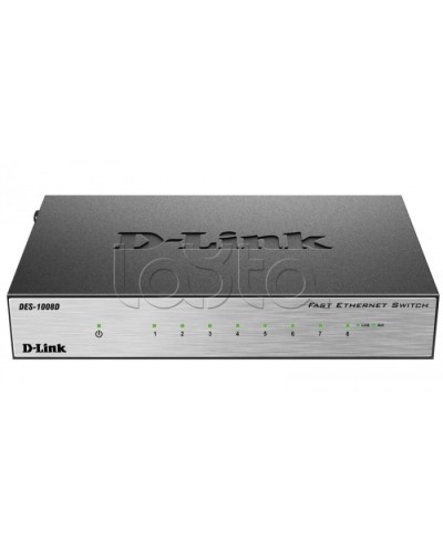 Коммутатор D-Link DES-1008D/L2B во Владивостоке Коммутаторы Pintop.ru