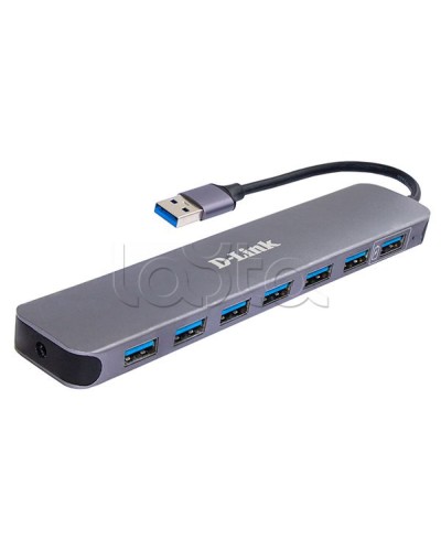 Концентратор с 7 портами USB 3.0 D-Link DUB-1370/B2A во Владивостоке Дополнительное оборудование для сетей Pintop.ru