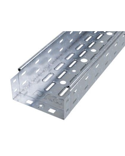 Лоток перфорированный 150х100 L 2000, горячеоцинкованный DKC 35332HDZ во Владивостоке Кабельные лотки Pintop.ru