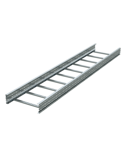 Лоток лестничный 150х800, лонжерон 1,5 мм, L 6 м, горячий цинк DKC (ULM658HDZ) во Владивостоке Кабельные лотки Pintop.ru