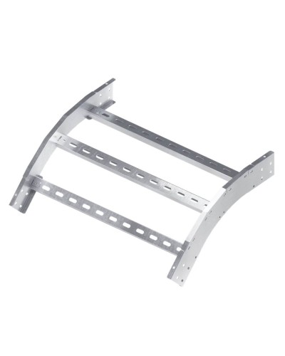 Угол лестничный вертикальный внешний 45 градусов 150х500, R600 DKC (ULOC655) во Владивостоке Аксессуары для лотков Pintop.ru