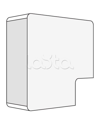 Угол плоский для миниканалов TMC AMP 15x17 DKC 00414 во Владивостоке Аксессуары для кабель-канала Pintop.ru