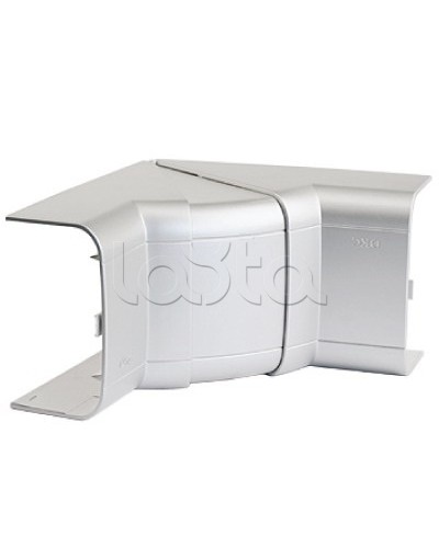 Угол внутренний 110х50 мм, изменяемый 70-120°, цвет серый металлик DKC 01051G во Владивостоке Аксессуары для кабель-канала Pintop.ru