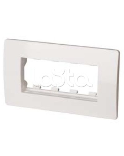 Каркас в сборе с рамкой под 4 модуля VIVA (для монтажа ЭУИ в коробки код 10143) DKC 10245 во Владивостоке Аксессуары для кабель-канала Pintop.ru