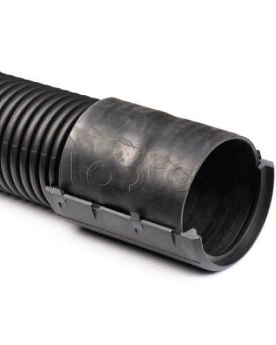 Муфта соединительная (разъемная с фиксатором) для трубы двустенной диам. 110 мм DKC(017110) во Владивостоке Повороты, муфты, тройники Pintop.ru