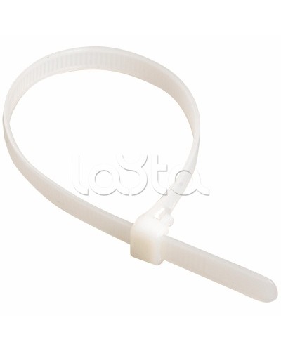 Хомут-стяжка нейлоновый, стандартный P6.6 12.5х850 белый DKC 25241 (100 шт/уп) во Владивостоке Стяжки-хомуты Pintop.ru