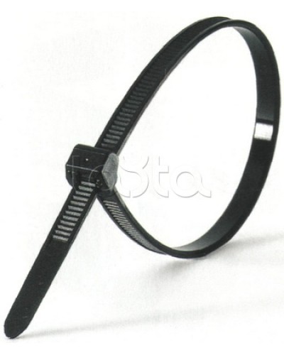 Хомут-стяжка нейлоновый, стандартный P6.6 7.8x240 чёрный DKC 25325 (100 шт/уп) во Владивостоке Стяжки-хомуты Pintop.ru