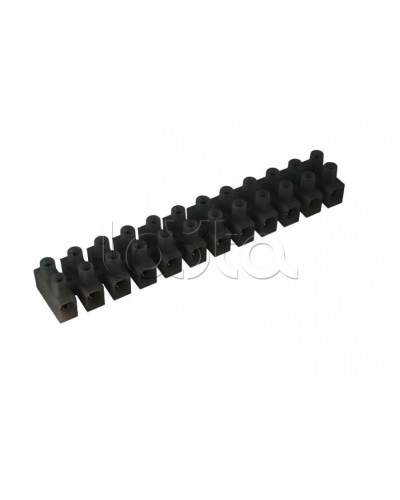 Клеммник полипропиленовый черный 12р 6 кв.мм DKC 43312PL/R во Владивостоке Клеммные колодки Pintop.ru