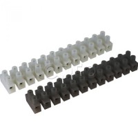 Клемник полипропилен черный, 12р, 450V, 76A, 16мм.кв. DKC 43512PL/R