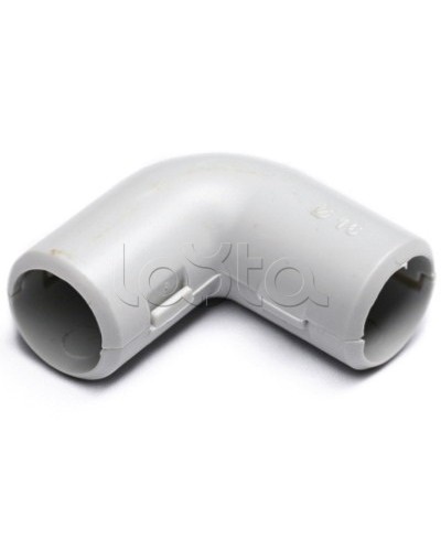 Колено открывающееся, 90 градусов 32 DKC (50532) - Колено открывающееся 90°, номинальный ф32мм, пластик, IP40, RAL 7035 во Владивостоке Повороты, муфты, тройники Pintop.ru