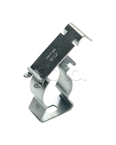 Держатель с крышкой D32, оцинкованная сталь DKC (6044-A32) во Владивостоке Держатели, клипсы, скобы Pintop.ru