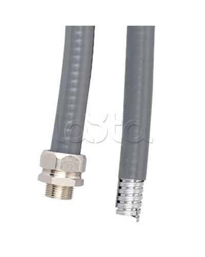 Металлорукав DN 26мм в гладкой EVA изоляции, Dвн 26,5 мм, Dнар 34,0, IP66, 25 м, цвет серый DKC 607E032 во Владивостоке Крепежные изделия Pintop.ru