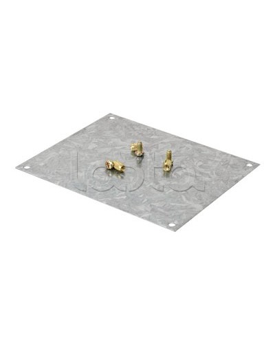 Монтажная пластина из оцинк. стали 133х109 мм, для коробок 154х129 мм DKC (653012) во Владивостоке Распределительные коробки Pintop.ru