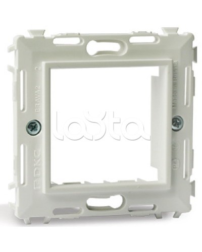 Каркас на 2 модуля (одноместный), слоновая кость DKC 75020SL во Владивостоке Аксессуары для кабель-канала Pintop.ru