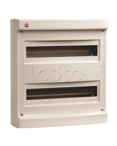 Щиток настен.без двер.36мод.,IP40,сер.,с усил. клем.блок.2х87312 DKC 83736 во Владивостоке Боксы для автоматов Pintop.ru