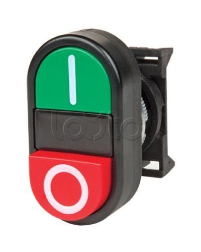 Кнопка двойная плоская с линзой для подсветки DKC ABFLM во Владивостоке Кнопки выхода Pintop.ru