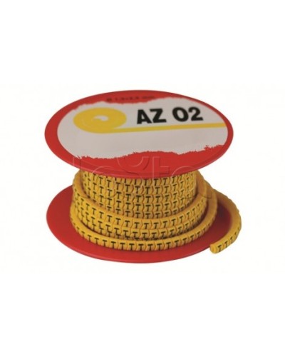 Колечко маркировочное U, 2.5-4мм. черное на желтом DKC AZO3UUBY во Владивостоке Аксессуары для кабель-канала Pintop.ru