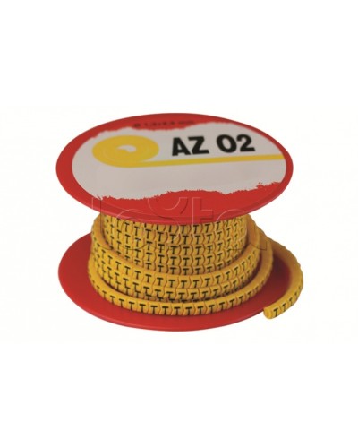 Колечко маркировочное 3, 4-8мм. черное на желтом DKC AZS403BY во Владивостоке Аксессуары для лотков Pintop.ru