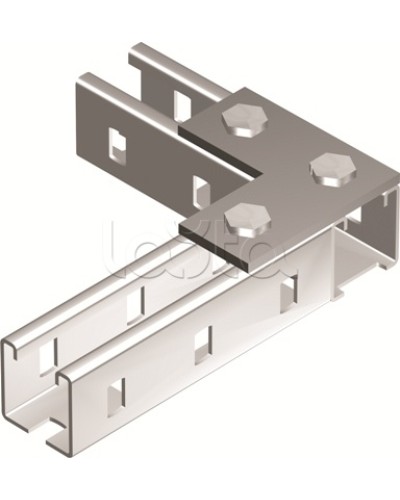 Пластина соединительная L-обр., длина 90х90 мм, 3отв., горячеоцинкованная DKC BMD1021HDZ во Владивостоке Крепежные изделия Pintop.ru