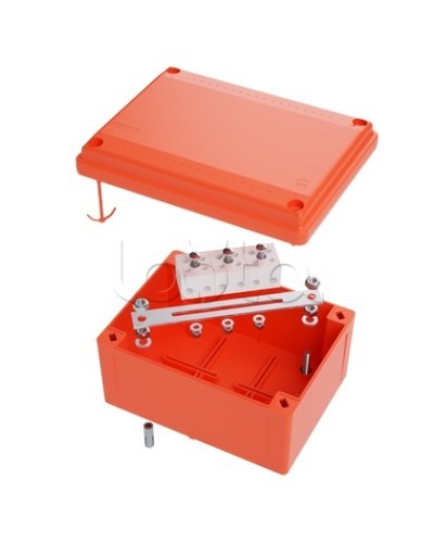 Коробка пластиковая FS с гладкими стенками и клеммниками DKC IP56 100х100х50мм FSB10404 во Владивостоке Распределительные коробки Pintop.ru