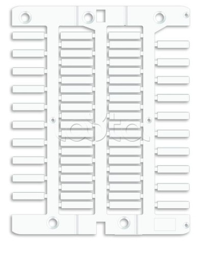 Маркировка для провода, жесткая, для трубочек. 4х18мм. Белая DKC NUT18 во Владивостоке Крепежные изделия Pintop.ru