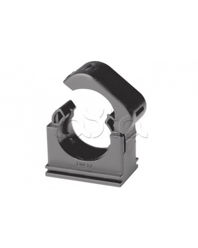 Держатель с крышкой DN 7 мм, полиамид, цвет чёрный DKC PASW07N во Владивостоке Крепежные изделия Pintop.ru