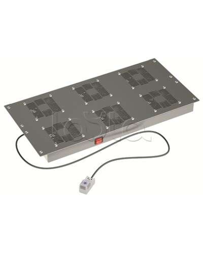 Потолочный вентиляторный модуль, с термостатом 6 вент. для крыши Ш= 600мм DKC R5VSIT6006FT во Владивостоке Вентиляторные модули Pintop.ru