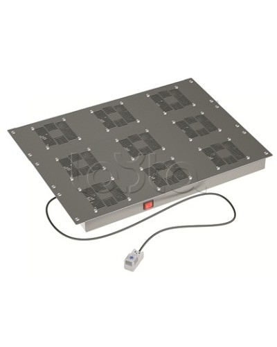 Потолочный вентиляторный модуль, с термостатом 9 вент. для крыши Ш=800мм DKC R5VSIT8009FT во Владивостоке Вентиляторные модули Pintop.ru