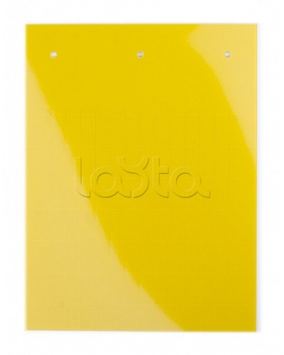Табличка полужесткая. Клейкое основание. ПВХ-0,5. Желтая DKC TAS128AY во Владивостоке Аксессуары для лотков Pintop.ru
