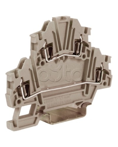 Зажим, серый, 1,5 кв.мм DKC ZHD200GR-RET во Владивостоке Держатели, клипсы, скобы Pintop.ru