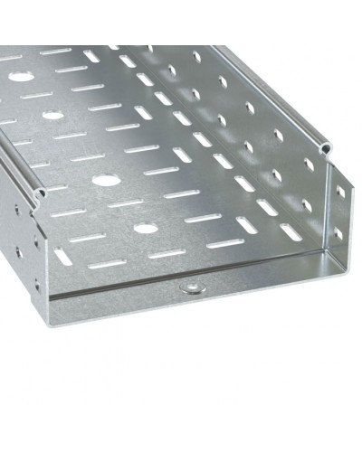 Лоток перфорированный 200х80 L3000 толщ.1,0 мм, горячеоцинкованный DKC (3530410HDZ) во Владивостоке Кабельные лотки Pintop.ru