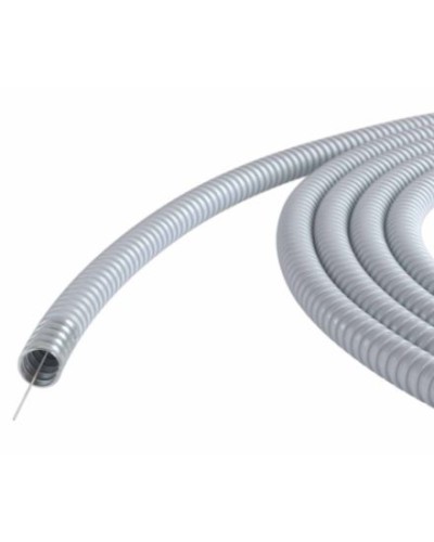 Металлорукав DN 15мм в ПВХ изоляции, Dвн 15,5 мм, Dнар 19,5, с протяжкой, 100 м, цвет серый DKC 6071R-015100P во Владивостоке Металлорукав Pintop.ru