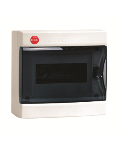 Щиток настенный с усиленным клеммным блоком, 8 модулей, IP41, цвет белый DKC 84708 во Владивостоке Боксы для автоматов Pintop.ru