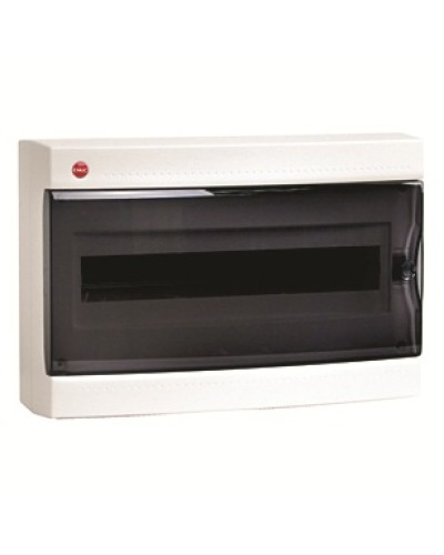 Щиток настенный-18з проз/дв IP40 бел +2 клем.бл ДКС 84918 во Владивостоке Боксы для автоматов Pintop.ru