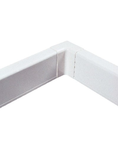 Угол внутренний для плинтусного короба 100х40 мм белый DKC AIR10042 во Владивостоке Аксессуары для кабель-канала Pintop.ru